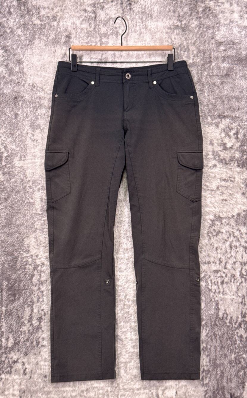 Kuhl Freeflex Roll Up Pants 8 Short Womens Patina Gray Cargo